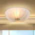 Halbeinbau-Deckenlampe Ø 50 cm – Stoffschirm E27